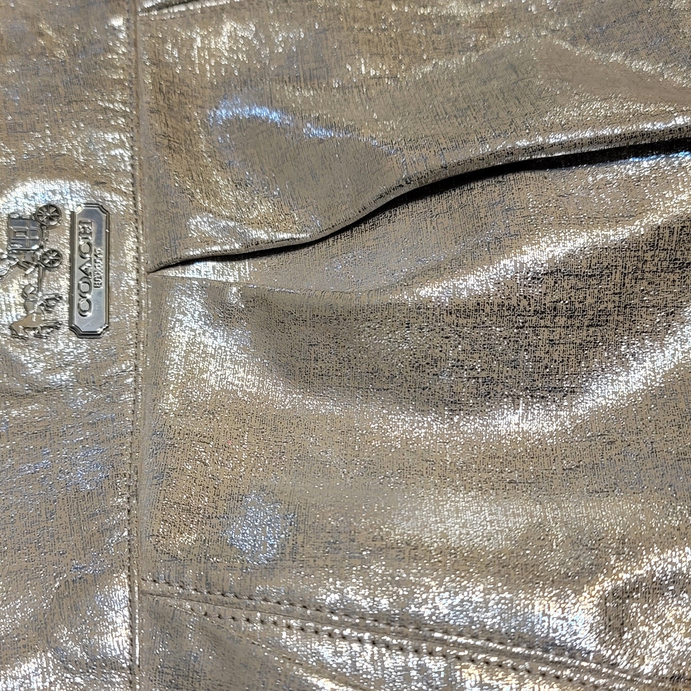 Coach Metallic Shoulder Bag - Picture 7 of 10